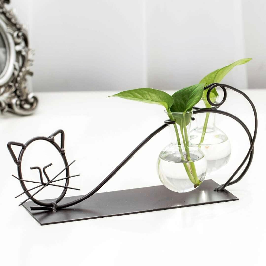 Cat Plant Vase