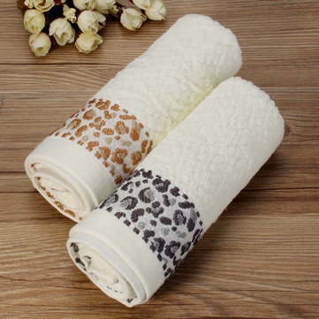 

33x74cm Jacquard Cotton Towel Bathroom Absorbent Face Cloth Shower Washcloth, Coffee gray