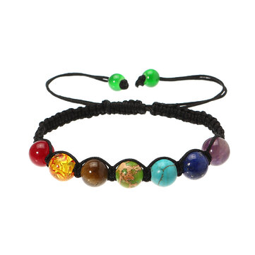 

7 Color Balance Chakra Beaded Bracelet