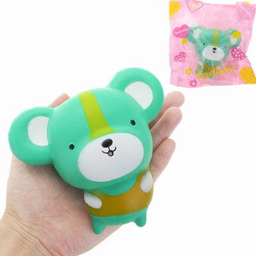 

12cm Green Squishy Mini Cute Rat Slow Rising Toys