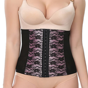 

Women Sexy Body Shapers Lace Bustiers, Pink purple red