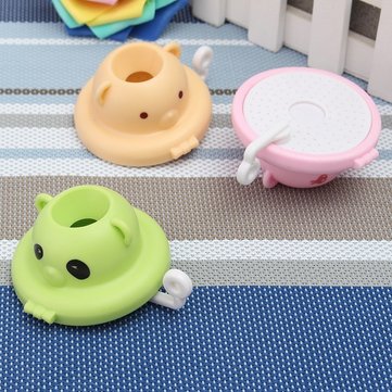 

Kawaii Cartoon Animal Faucet Nozzle Bathroom Kitchen Taps Flow Adjustable Sprayers, White green pink