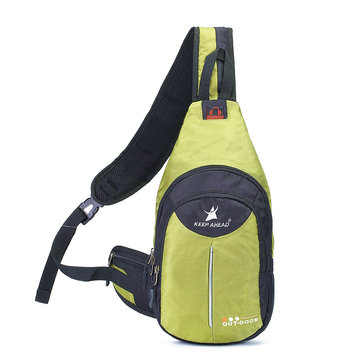 

Nylon 12L Sport Casual Sling Bag Chest Bag Crossbody Bag, Grey