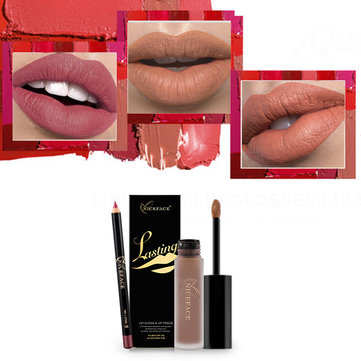 

Lip Gloss Lip Liner Set, White