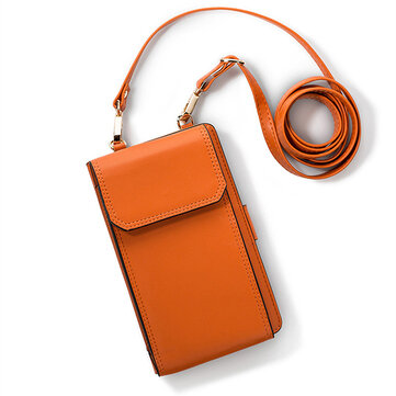 

Women Multi-functional 5.5inch Phone Bags Wallet C, Orange