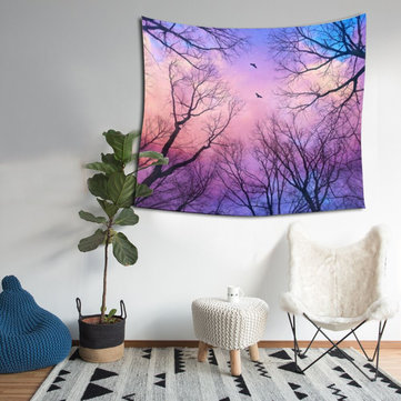 

Indian Mandala Purple Sky Tapestry Wall Hanging Blanket Beach Towel Tablecloth Bedspread