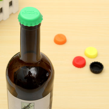 

Candy Colors Keep Beer Fresh Wine Stopper Silicone Original Wine Bottle Cover Beer Wine Bottle Cap